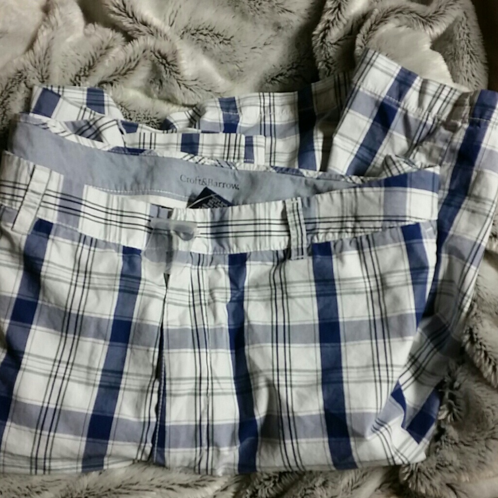 Croft & Barrow plaid shorts